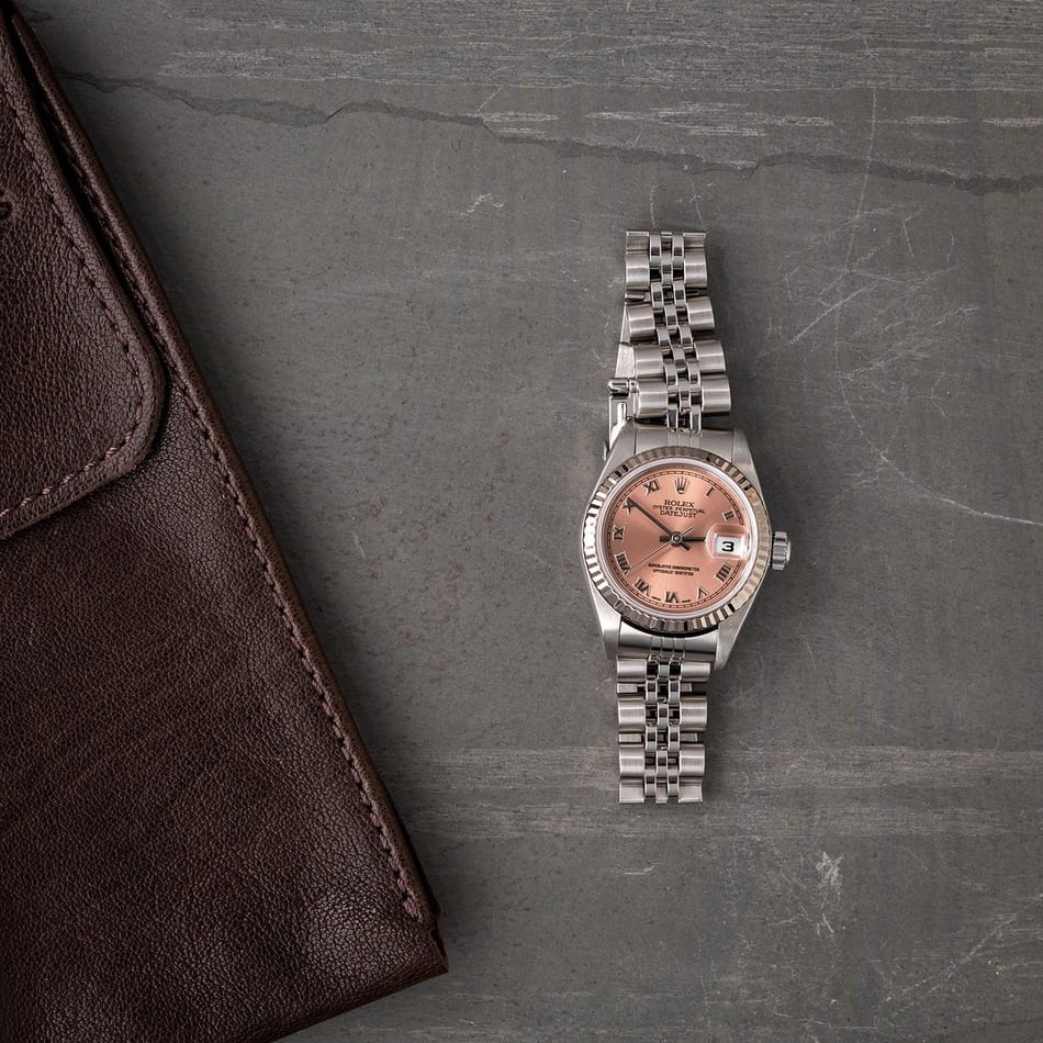 Rolex Lady Datejust 79174 Salmon Roman Dial