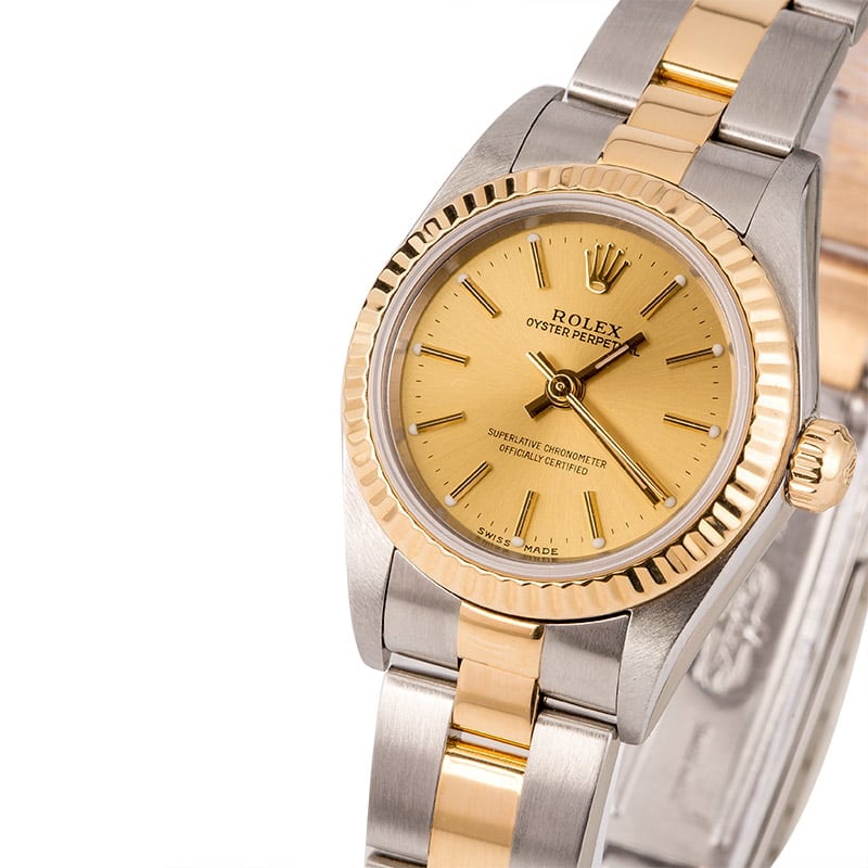 Pre Owned Ladies Rolex Oyster Perpetual 76193