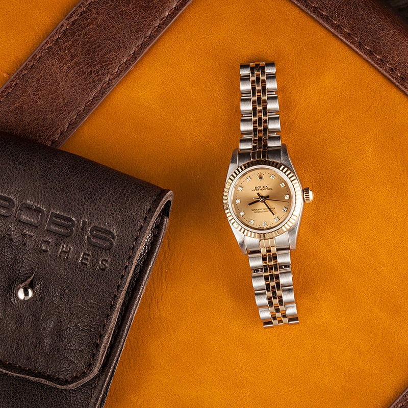Used Rolex Oyster Perpetual 76193 Diamond Dial