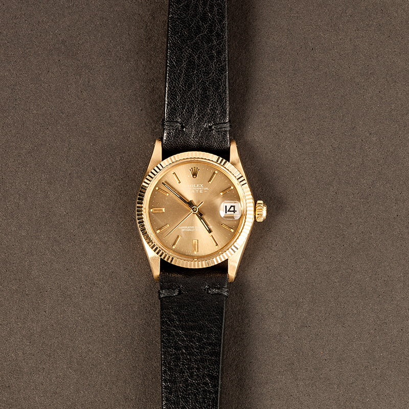 Rolex Date 6624 Yellow Gold