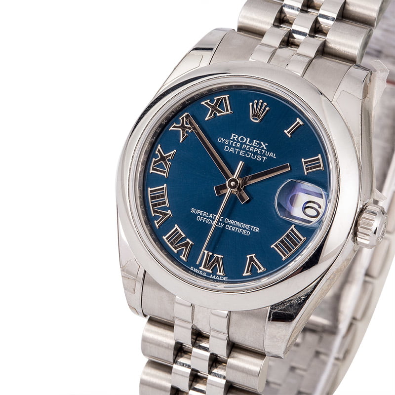 Factory Stickered Rolex Mid-Size DateJust 178240