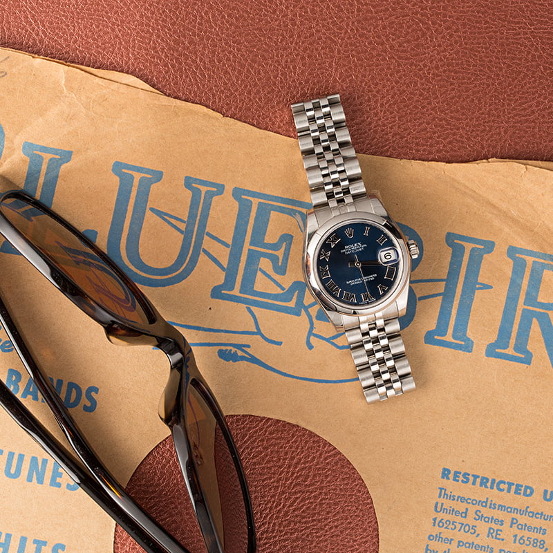 Factory Stickered Rolex Mid-Size DateJust 178240