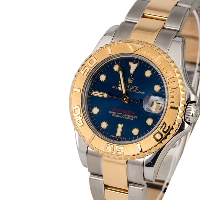 Rolex Mid-Size Yacht Master 68623 Blue Dial