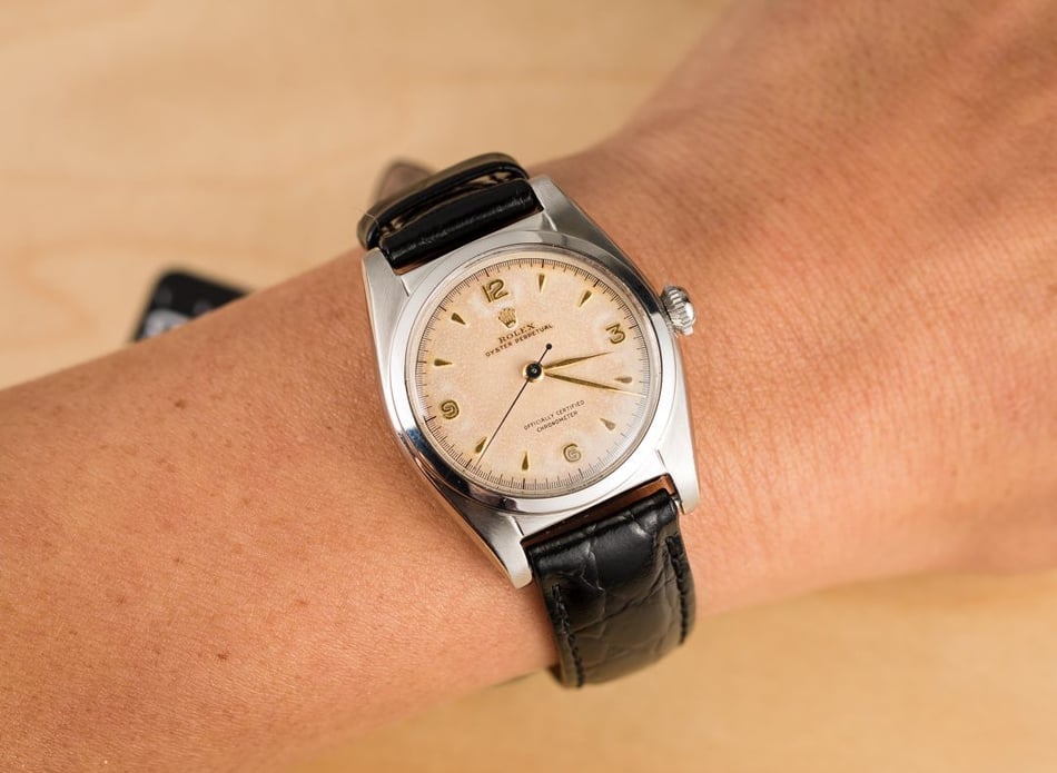 Vintage Rolex Oyster Perpetual Bubbleback 6050