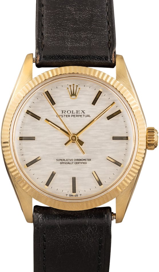 Vintage Rolex Oyster Perpetual 1005 Silver Dial