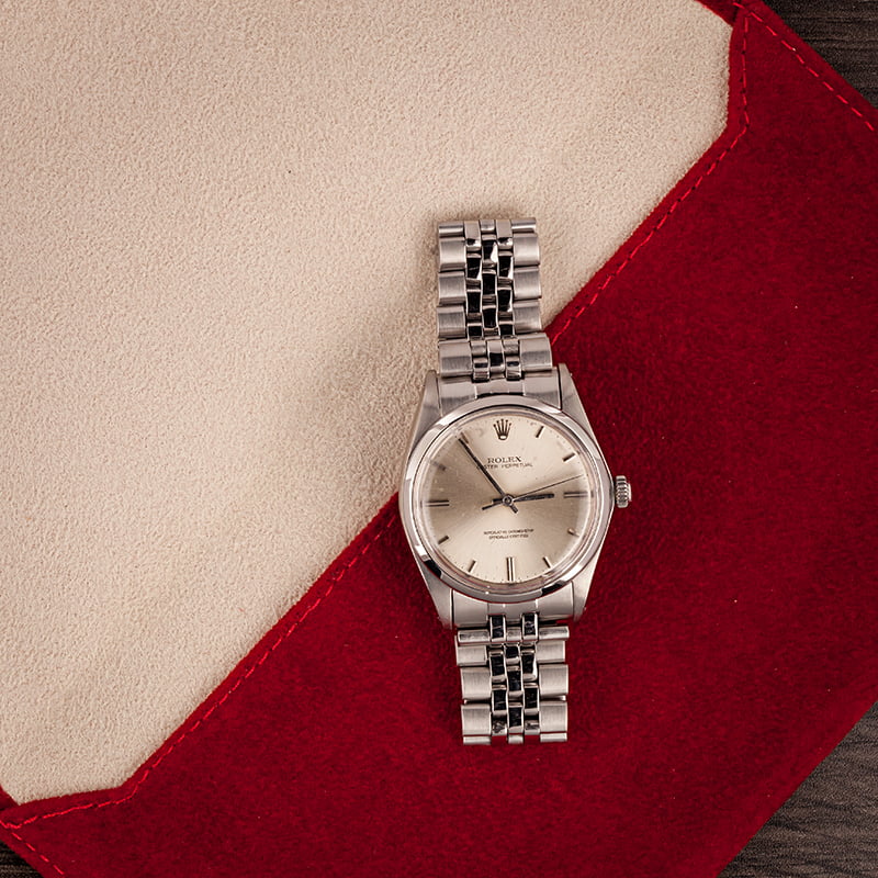 Used Rolex Oyster Perpetual 1018 Steel Oval Link Bracelet