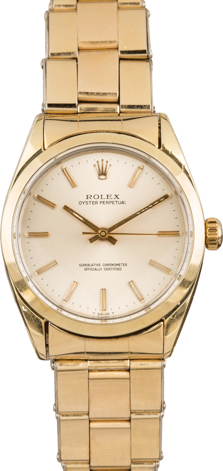 Pre-Owned Rolex Oyster Perpetual 1024 Champagne Dial