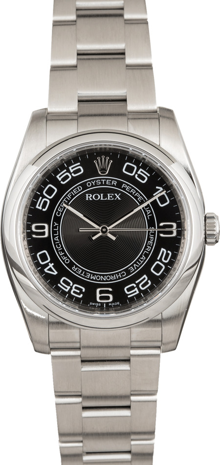Used Rolex Oyster Perpetual 116000 Concentric Arabic Dial