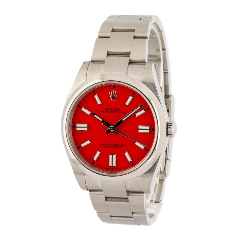 Rolex Oyster Perpetual 41MM 124300 Red
