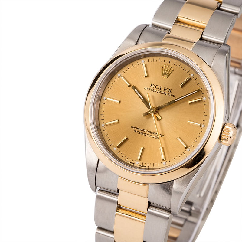 Used Rolex Oyster Perpetual 14203 Two Tone