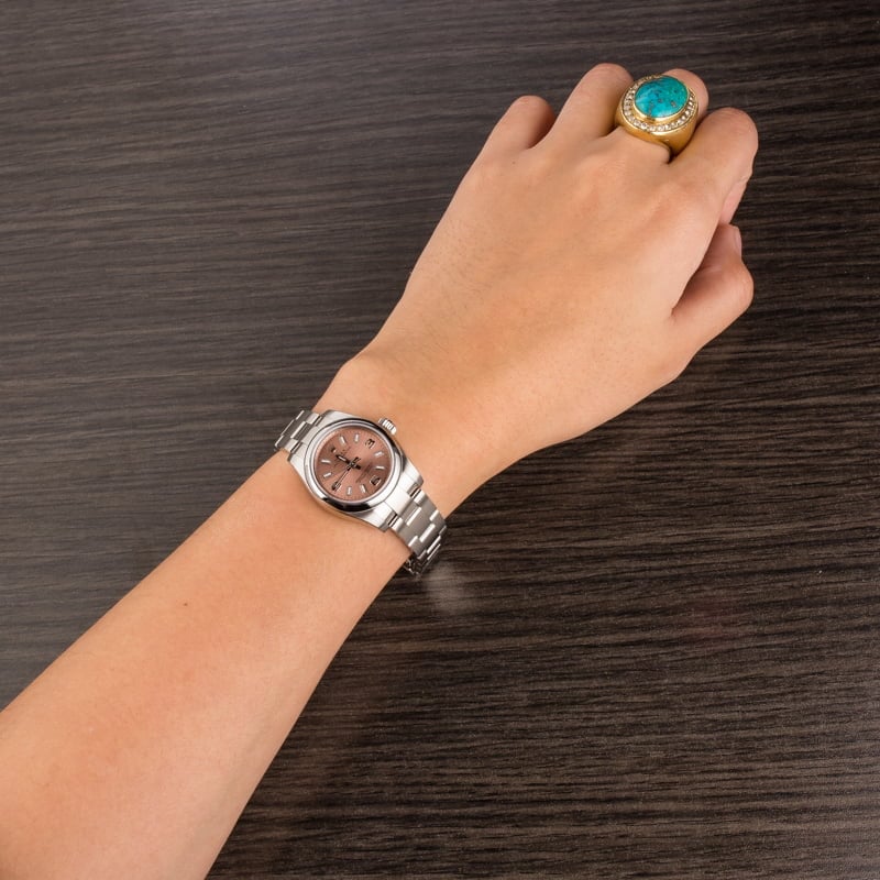 Used Rolex Oyster Perpetual 176200 Pink Dial