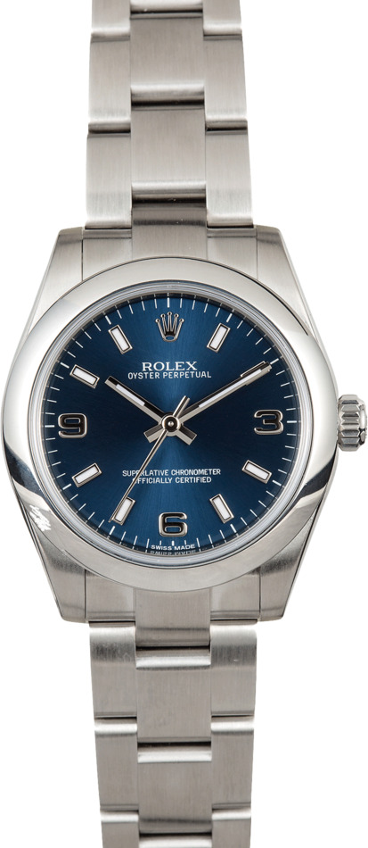 Rolex Oyster Perpetual 31mm 177200 Blue