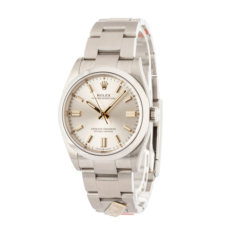 Rolex Oyster Perpetual Ref 126000 Silver Dial