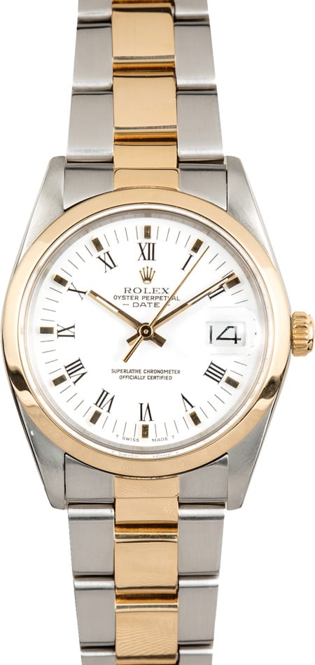 rolex oyster perpetual datejust bicolor