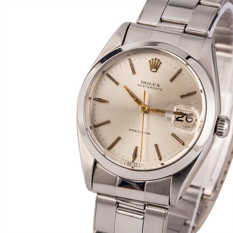 PreOwned Rolex OysterDate 6694 Silver Dial T