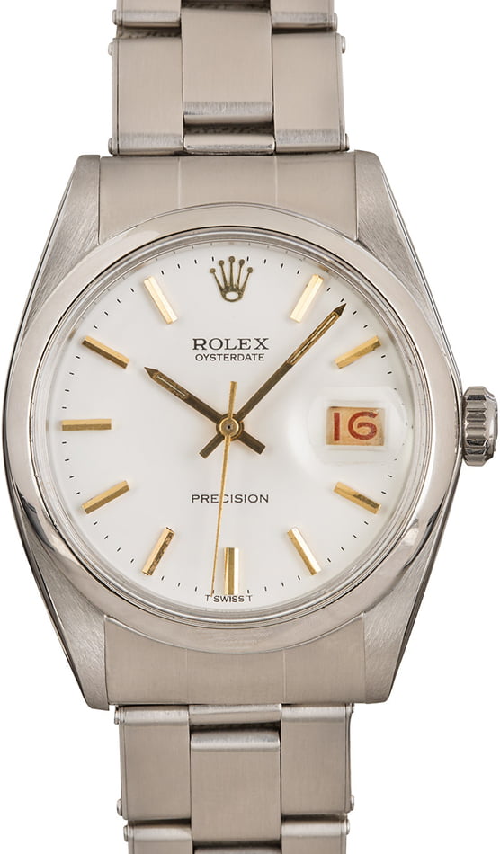 Mens Rolex OysterDate 6694 Stainless Steel