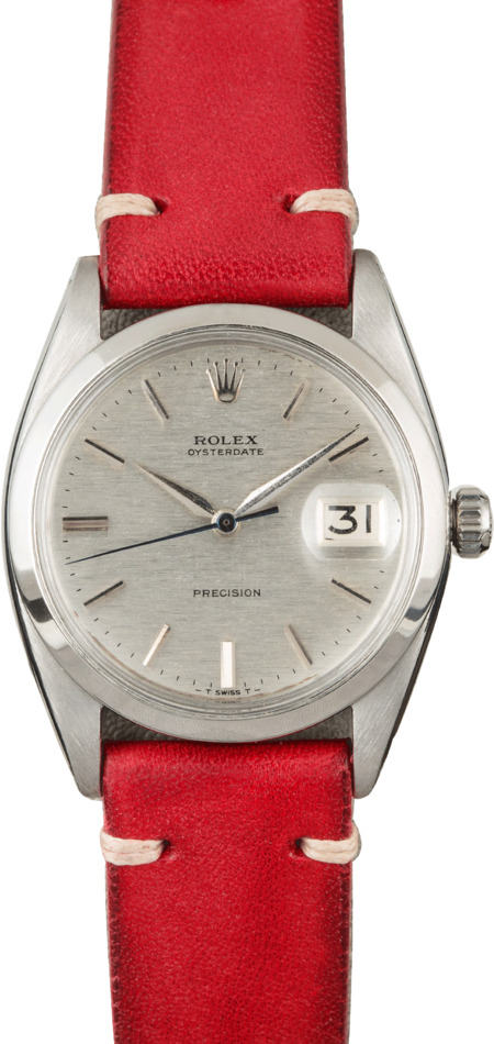 Used Rolex Oysterdate 6694 Silver
