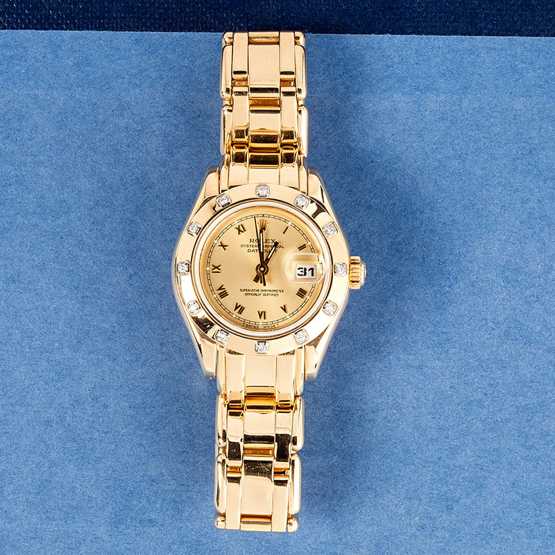 Rolex Pearlmaster 69318 Yellow Gold