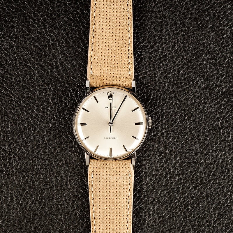 Pre Owned Rolex Precision 9829 Silver Dial