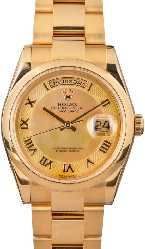 Rolex Day-Date 118208 Mother of Pearl Dial