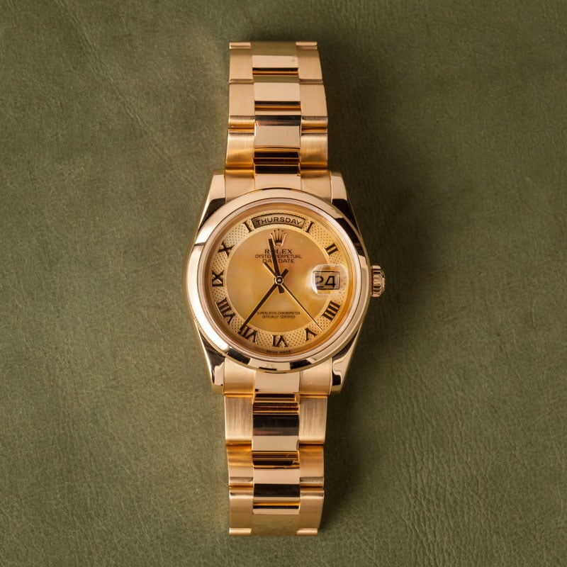 Rolex Day-Date 118208 Mother of Pearl Dial