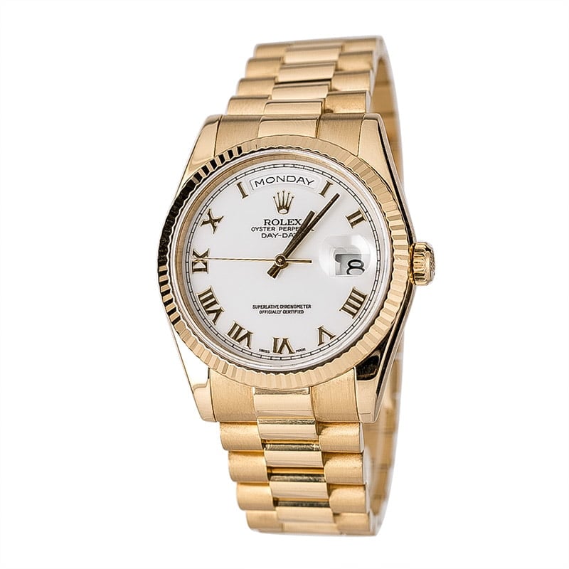 Rolex Day Date Roman Dial 118238