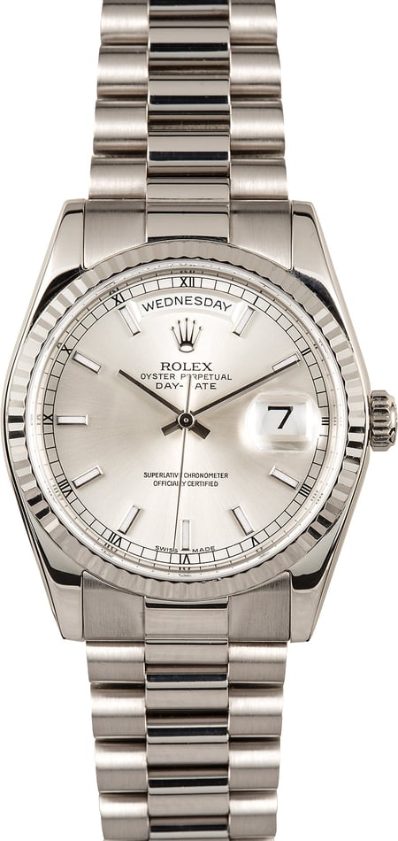 PreOwned Rolex President 118239 White Gold