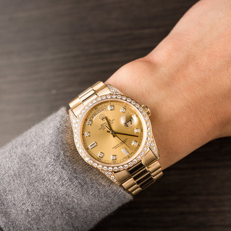 Pre Owned Rolex President Gold Day-Date 18388