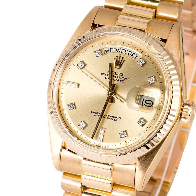 Vintage Rolex President 1803 Diamond Dial