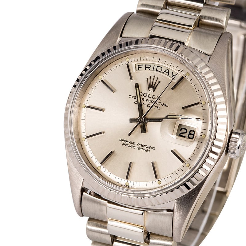 Vintage Rolex Day-Date 1803 White Gold President