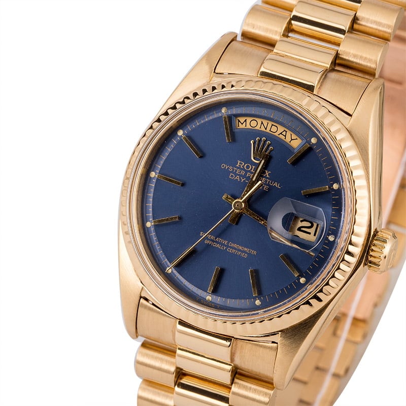 Used Rolex President 1803 Blue Dial