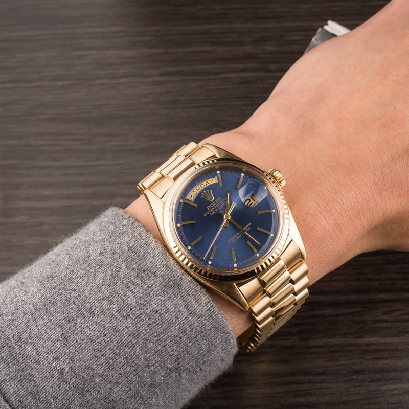 Used Rolex President 1803 Blue Dial