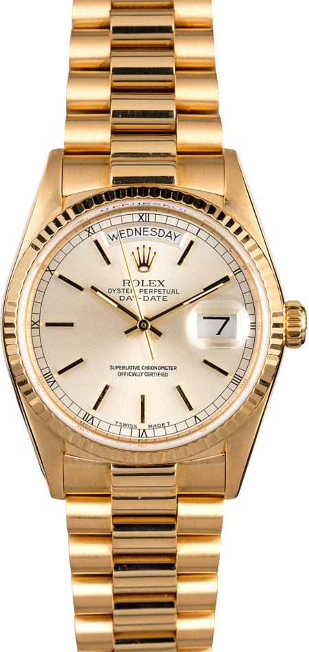 PreOwned Rolex Presidential 18038 Day-Date Yellow Gold