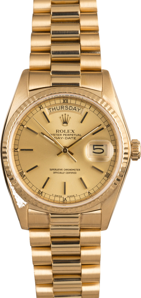 gold rolex presidential