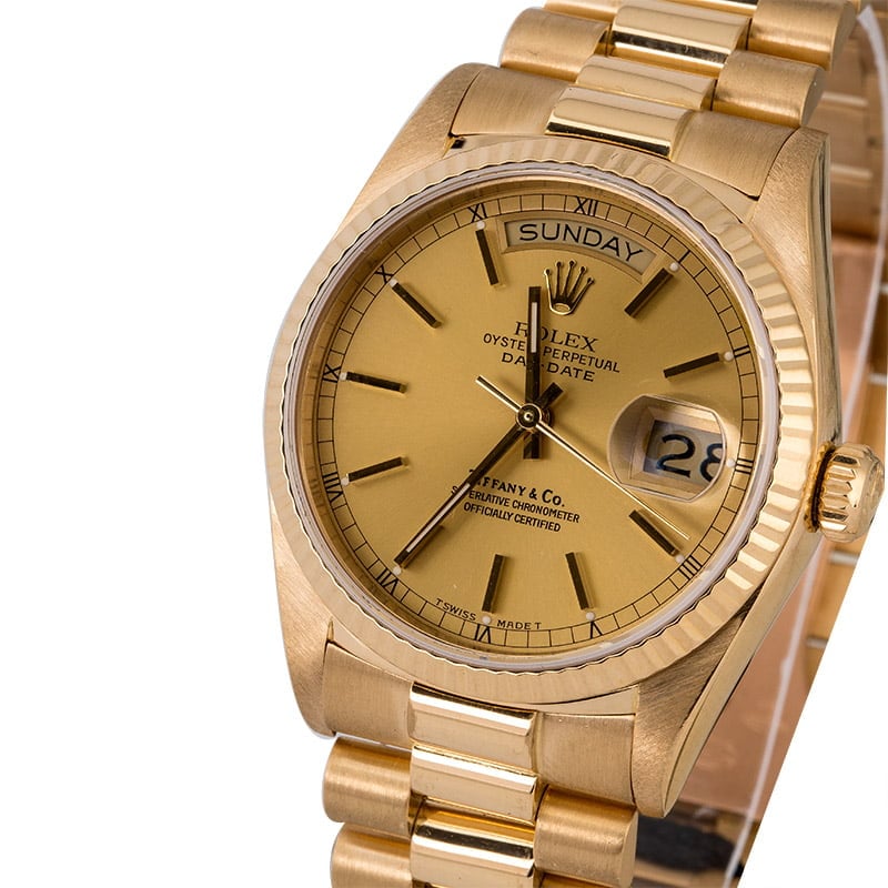 Rolex President 18038 Tiffany Dial