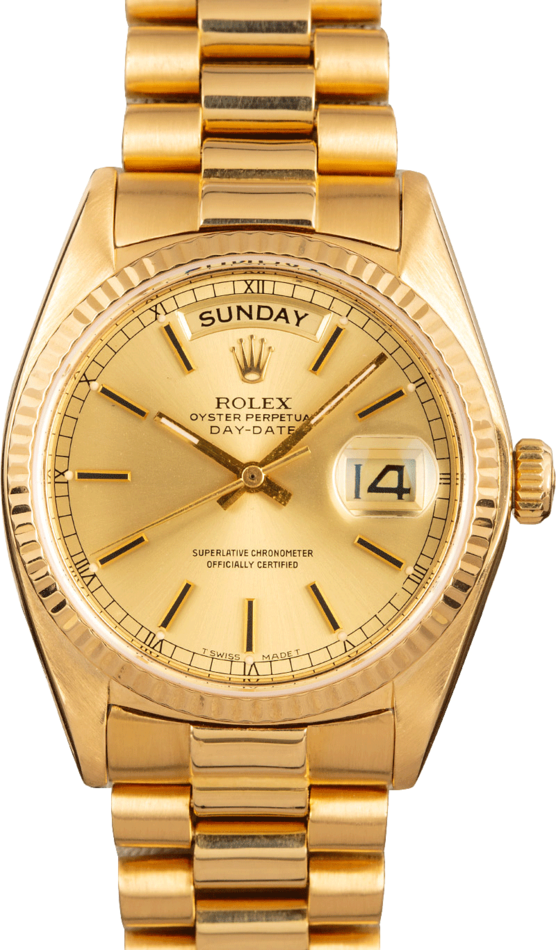Image of Rolex President 18k Yellow Gold Day-Date 18038