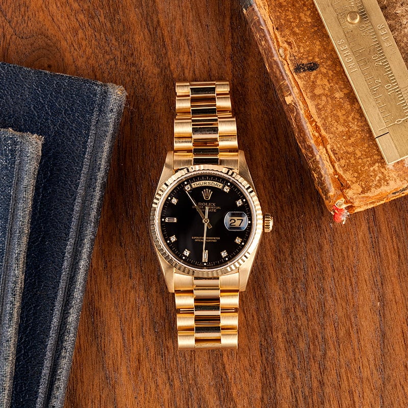 Rolex 18238 18K Yellow Gold Day-Date