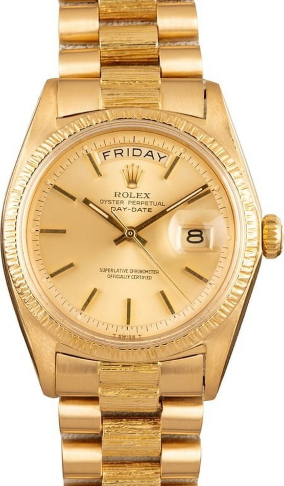 gold rolex president watch