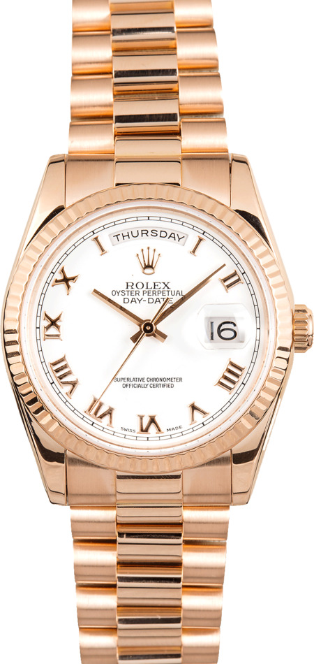 Rolex President Day-Date Rose Gold 118235