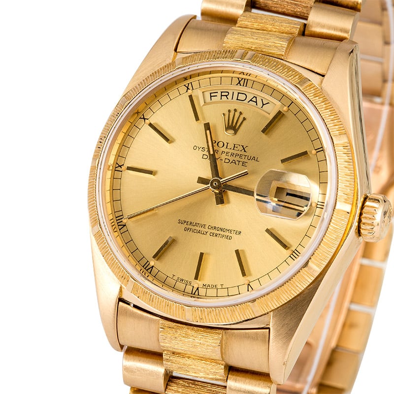 Rolex Presidential Bark Finish 18078