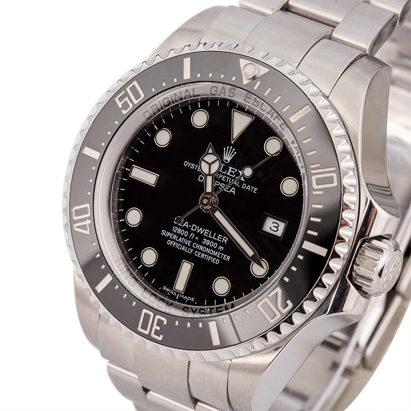 Pre Owned Rolex Black Sea Dweller Deepsea 116660