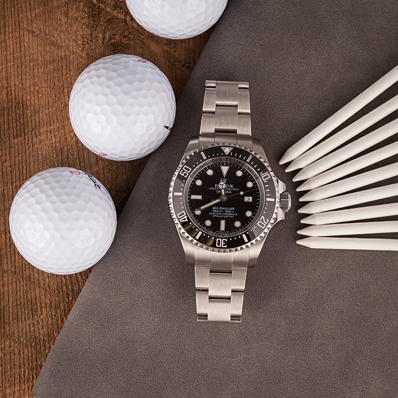 Pre Owned Rolex Black Sea Dweller Deepsea 116660