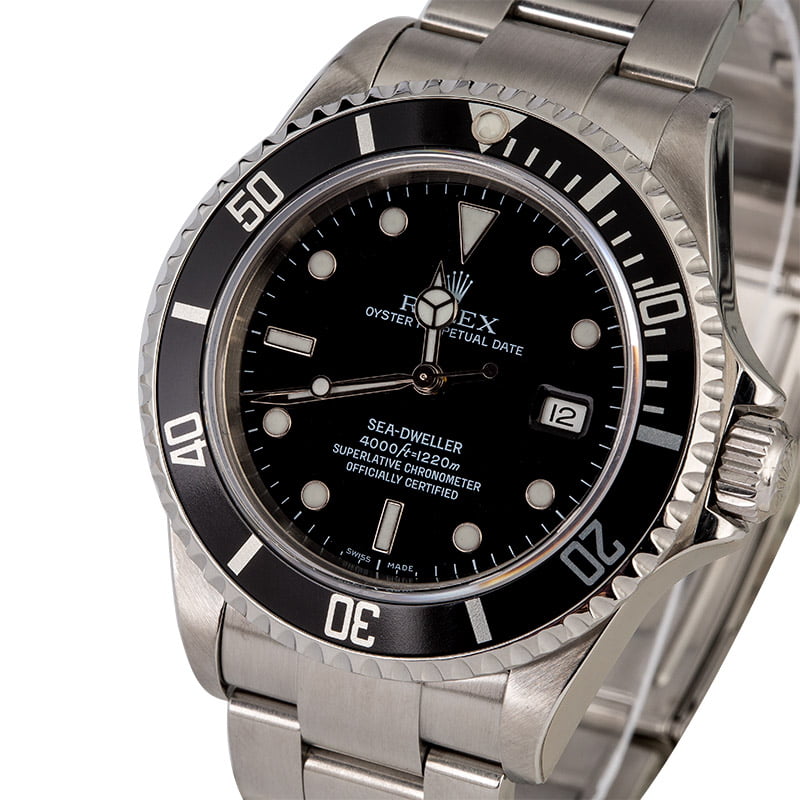 Rolex Sea-Dweller 16600 Diver's Timing Bezel