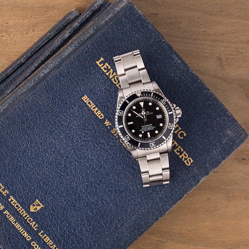 Pre Owned Men's Rolex Sea-Dweller 16600 Black Dial