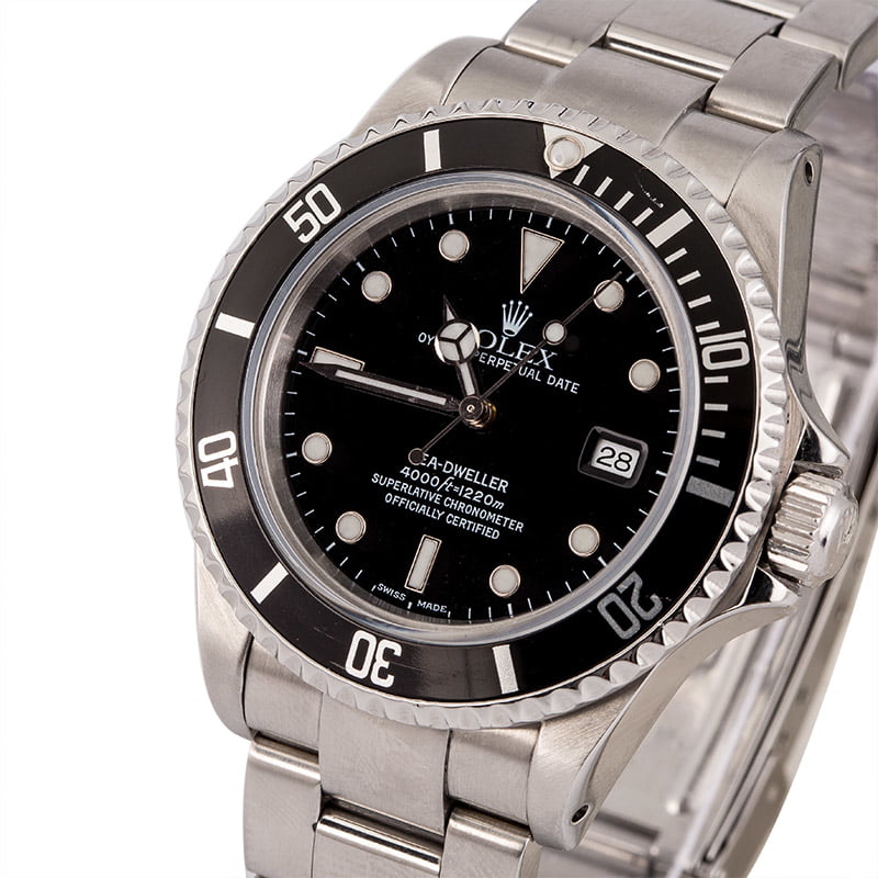 Used Rolex Sea-Dweller 16600 Luminous Markers