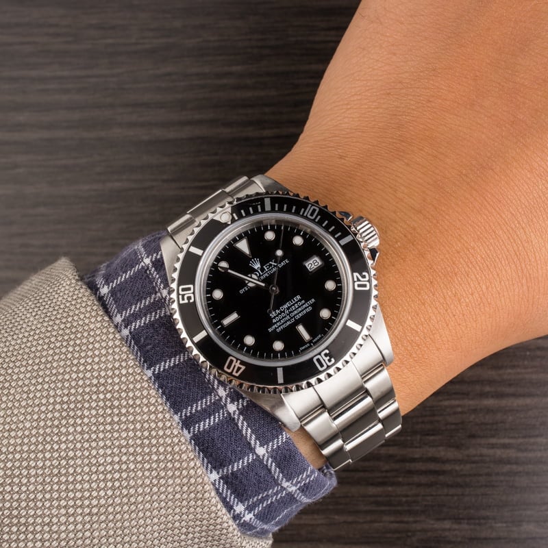 Used Rolex Sea-Dweller 16600 Luminous Markers