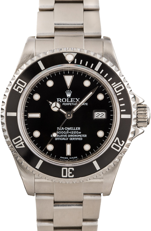 PreOwned Rolex Sea-Dweller 16600 Steel Oyster