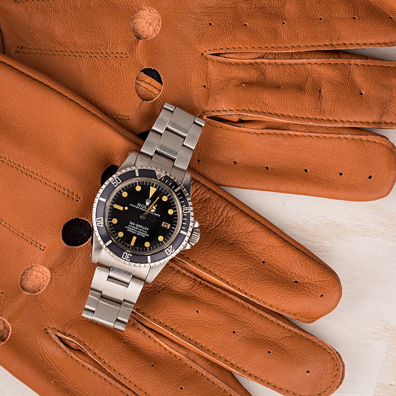 Vintage 1979 Rolex Sea-Dweller 1665 Matte Black Rail Dial