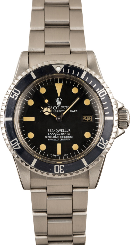 Anholdelse overraskelse bang Buy Vintage Rolex Sea-Dweller 1665 | Bob's Watches - Sku: 130714