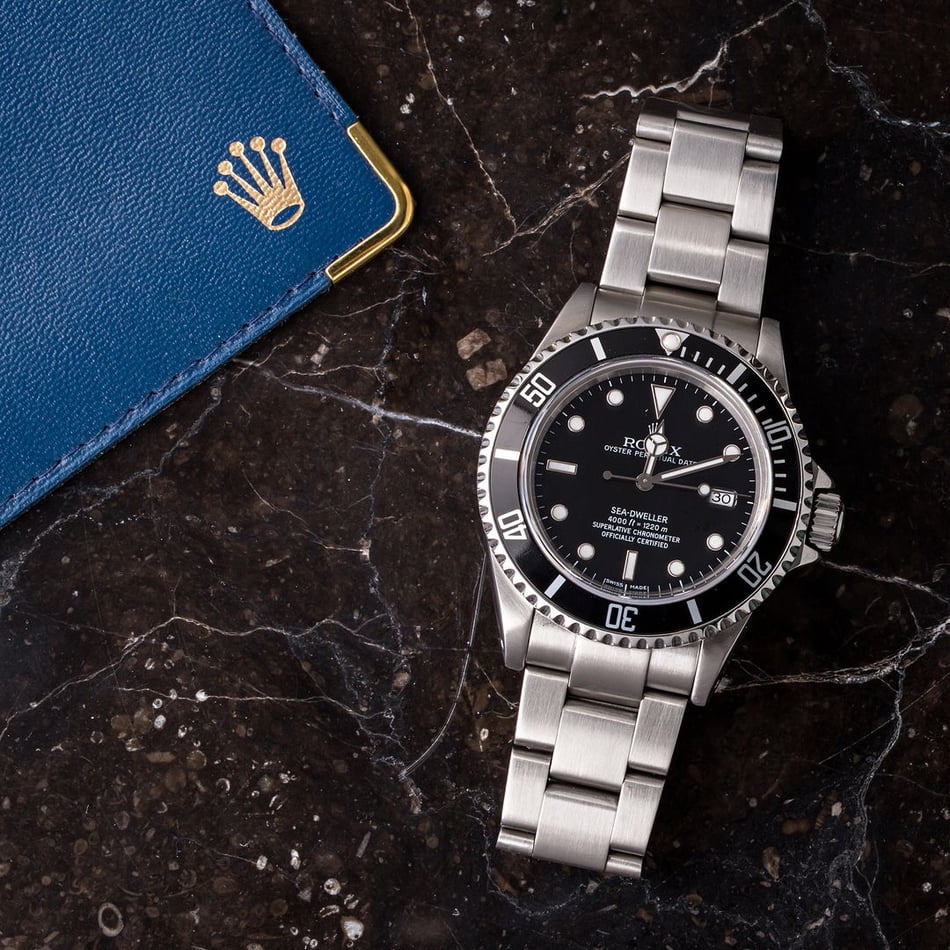 Certified Rolex Sea-Dweller 16600 Divers Watch